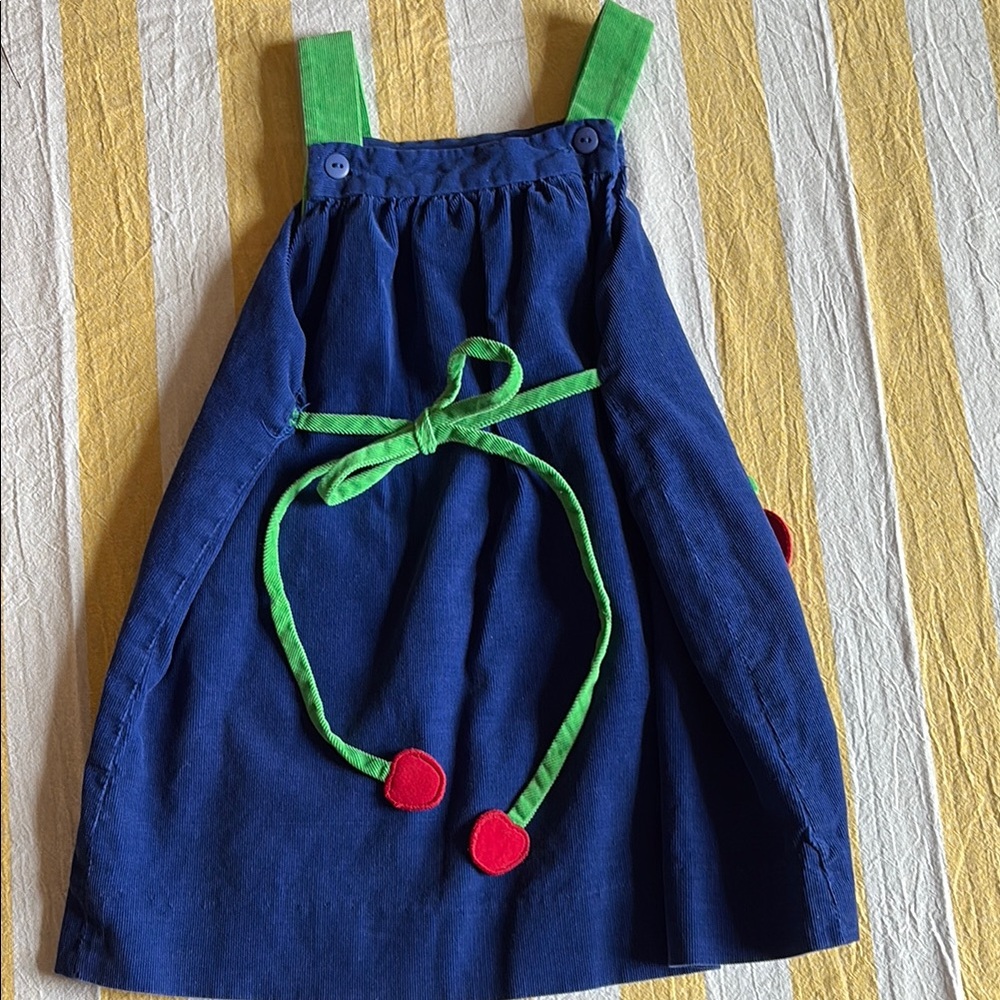 Florence Eiseman Vintage Red Apple pocket Dress - Picture 7 of 7